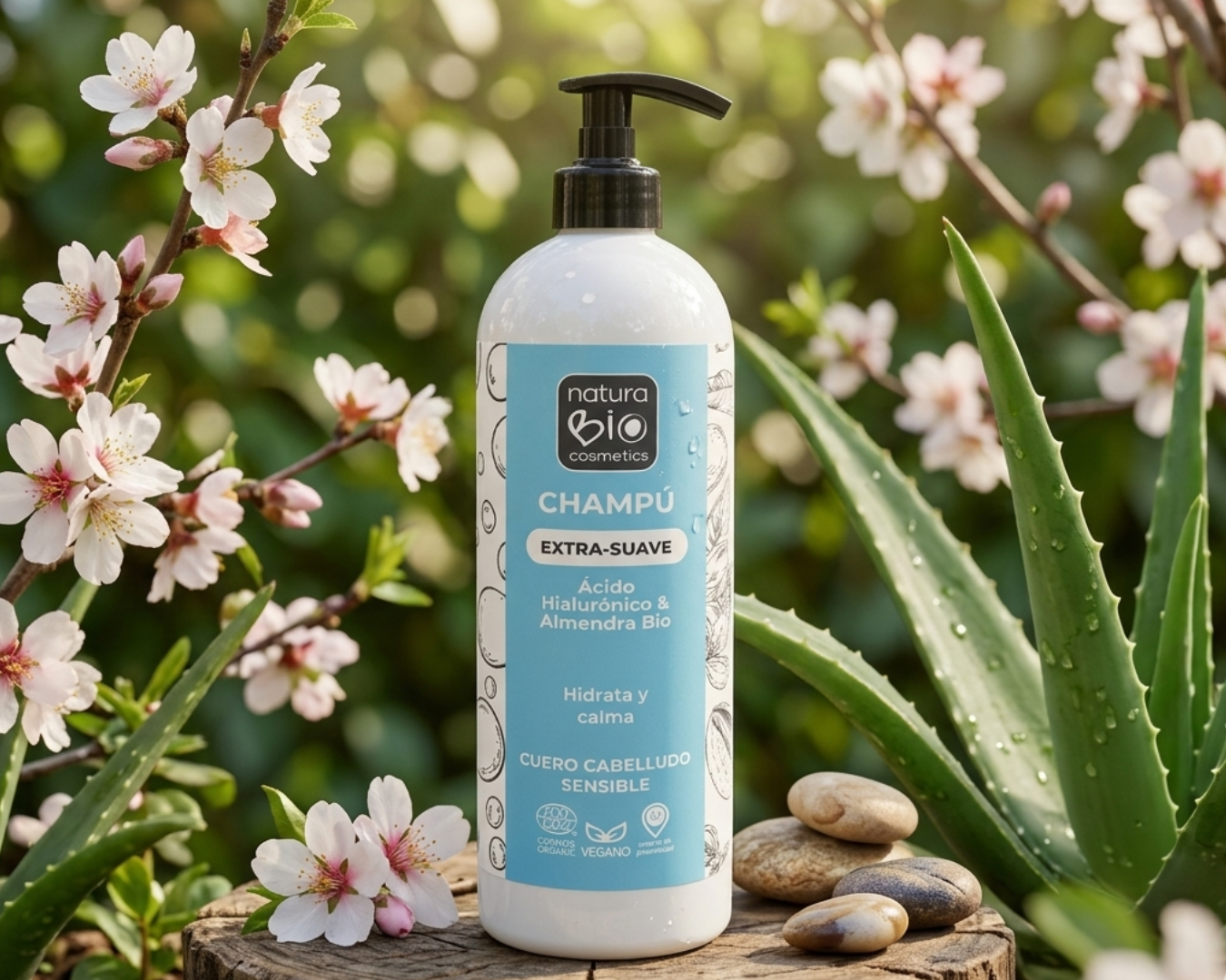 Champu y acondicionador vitalidad de NaturaBIO Cosmetics